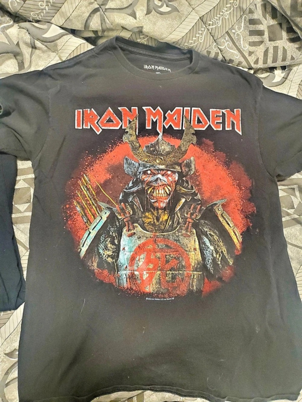 Iron Maiden Senjutsu Graphic Tee Size Medium